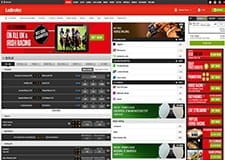 The Homepage - From Here You Can Navigate To All The Different Areas on The Betting Site