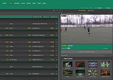 The bet365 in-play platform