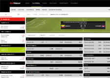 The BetVision live betting page