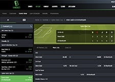 The FansBet live betting page