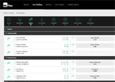 The MoPlay live betting page on their website