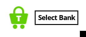 The Trustly logo and select bank.
