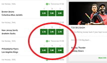 The Unibet betting markets hub where you can make a selection to add to the bet slip