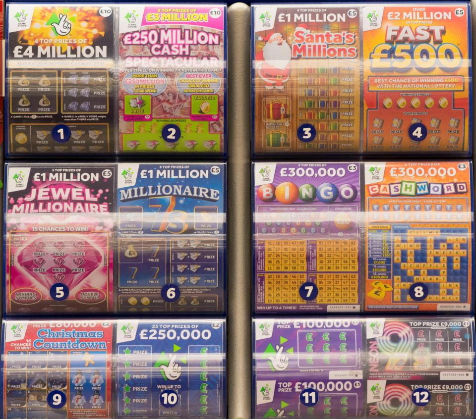 Jackpots On National Lottery Scratchcards Impossible To Win